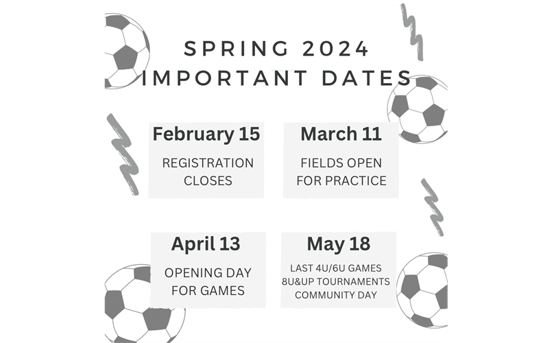 Spring 2024 Dates
